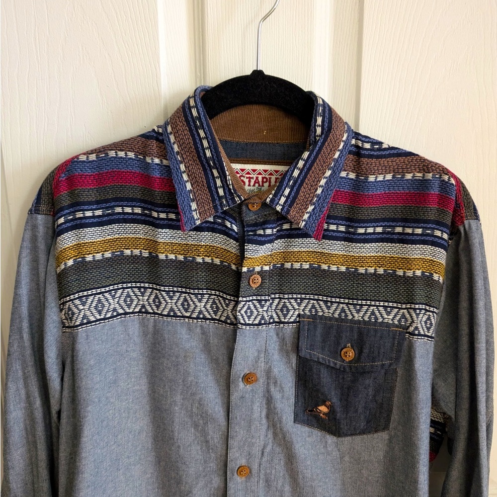 Staple - Men’s Knitted Detail Button Down